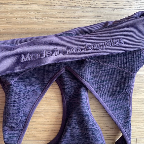 Avocado Danielle full set Deep V Bra & Stripe Legging Set - Huckleberry XS/S - Picture 10 of 10